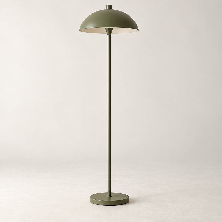 AURA — Lampadaire en métal olive — visuel de démonstration